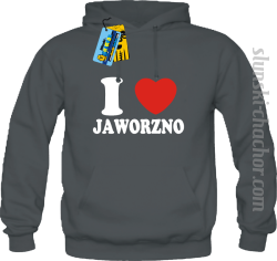 I love Jaworzno bluza męska z nadrukiem - grey