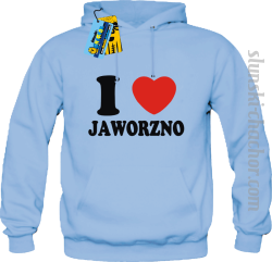 I love Jaworzno bluza męska z nadrukiem - sky blue