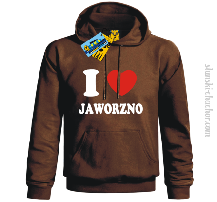 I love Jaworzno bluza męska z nadrukiem - born