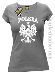 Polska - Koszulka damska szara