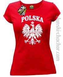 Polska - Koszulka damska red