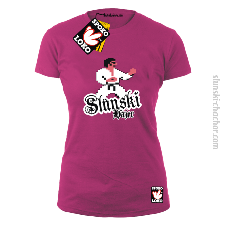 Ślunski hajer - koszulka damska z nadrukiem Nr SLCH00012DK
