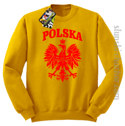 Polska - Bluza męska STANDARD żółty
