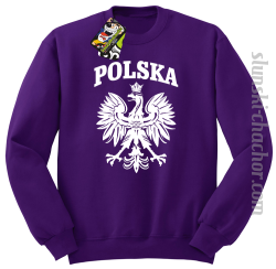 Polska - Bluza męska STANDARD fiolet
