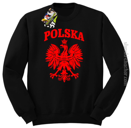 Polska - Bluza męska STANDARD czarna
