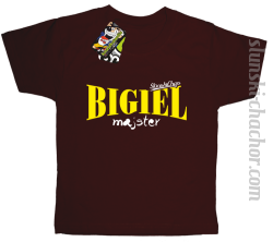 BIGIEL Majster - Koszulka dziecięca brąz