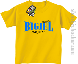 BIGIEL Majster - Koszulka dziecięca żółty