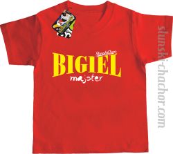 BIGIEL Majster - Koszulka dziecięca red