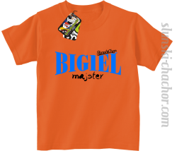 BIGIEL Majster - Koszulka dziecięca pomarańcz