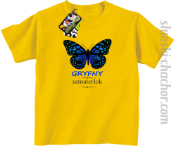 Gryfny Szmaterlok - koszulka dziecięca żółta