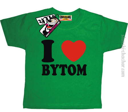 I love Bytom - koszulka dziecięca z nadrukiem 