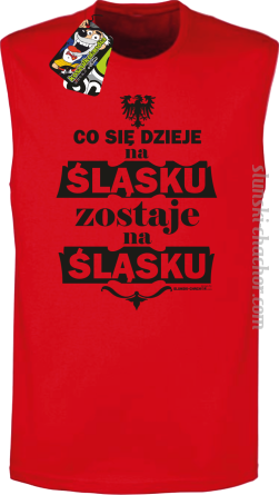 Co się dzieje na Śląsku zostaje na Śląsku - Torba EKO czerwona 