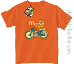 Moplik KOCHOM TO - koszulka dziecięca pomarańczowa