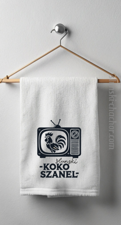 Ślunski Koko Szanel TV - ręcznik 50x100cm