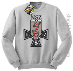 NSZ Narodowe Siły Zbrojne - Bluza męska STANDARD melanż