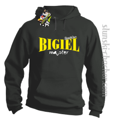 BIGIEL Majster - Bluza męska z kapturemgrafit