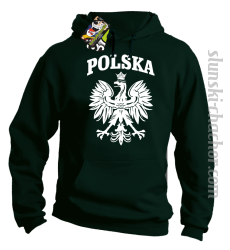 Polska - Bluza męska z kapturem butelka