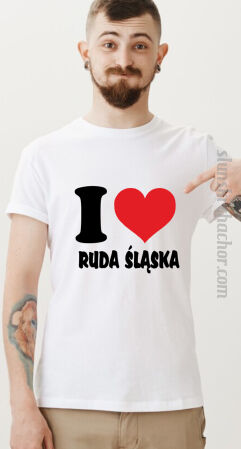 I ♥ Ruda Śląska - koszulka męska