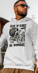 Piyrwszy Polski Elektrykorz na wongiel - bluza z kapturem męska 2