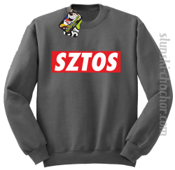 SZTOS prostzone - bluza bez kaptura STANDARD szara