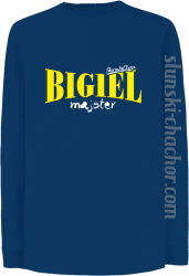 BIGIEL Majster - Longsleeve dziecięcy royal