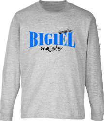 BIGIEL Majster - Longsleeve dziecięcy melanż