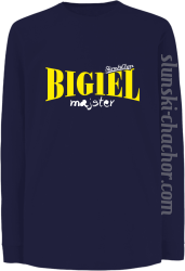 BIGIEL Majster - Longsleeve dziecięcy granat