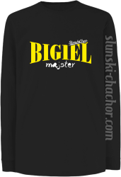 BIGIEL Majster - Longsleeve dziecięcy czarna