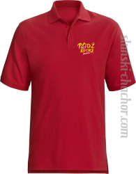 Pódź dej kusika - Koszulka męska POLO red