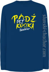 Pódź dej kusika - Longsleeve dziecięcy royal