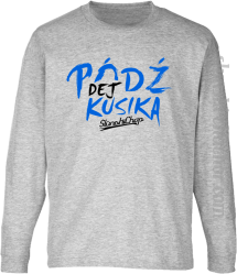 Pódź dej kusika - Longsleeve dziecięcy melanż