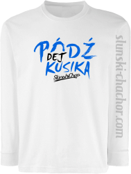 Pódź dej kusika - Longsleeve dziecięcy biała