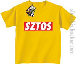 SZTOS prostzone - koszulka dziecięca żółta