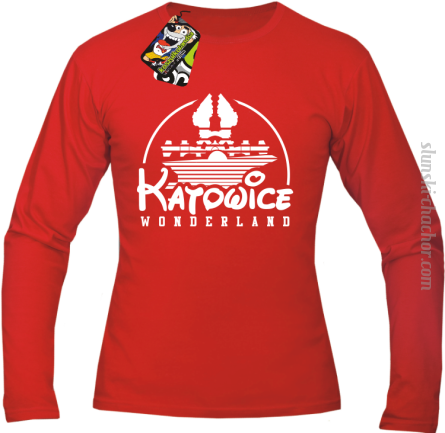 Katowice Wonderland - Longsleeve męski red