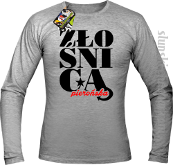 Pierońska złośnica - Longsleeve męski melanż 