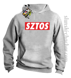 SZTOS prostzone - bluza z kapturem melanż 