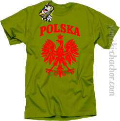 Polska - Koszulka męska kiwi