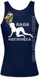 Baba Grubiorza - Top damski granat