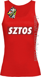 SZTOS prostzone - top damski czerwony