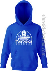 Katowice Wonderland - Bluza dziecięca z kapturem royal