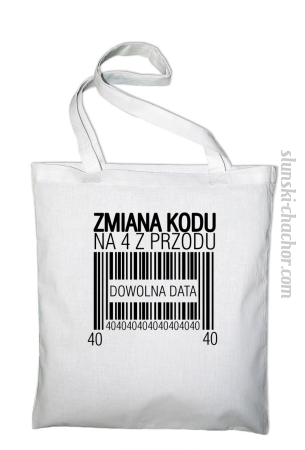 Zmiana Kodu na 4 z przodu - Torba EKO