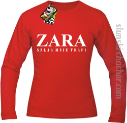 ZARA szlag mnie trafi - Longsleeve męski red