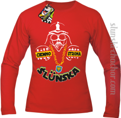 Ciemno strona Ślunska -  Longsleeve męski red