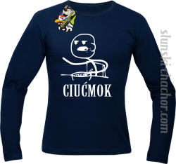 Ciućmok - Longsleeve męski granat