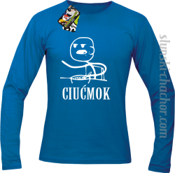 Ciućmok - Longsleeve męski niebieski