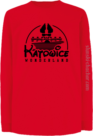 Katowice Wonderland - Longsleeve dziecięcy red