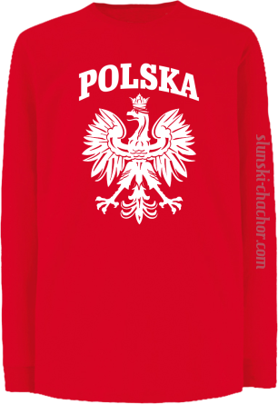 Polska - Longsleeve dziecięcy red