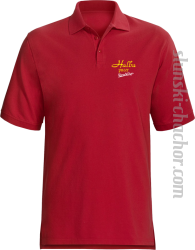 Halba pucer - Koszulka męska POLO red