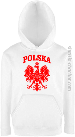 Polska - Bluza dziecięca z kapturem