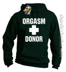 Orgasm Donor - Bluza z kapturem butelka